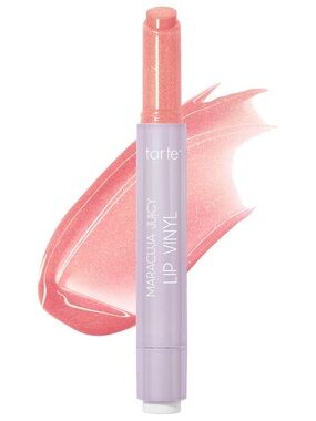 Tarte Maracuja Juicy Lip Vinyl in Shimmering Rose Pink High Gloss Balm